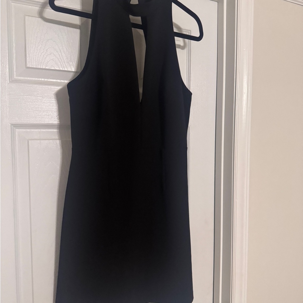 Express Elegant Black Sleeveless Dress